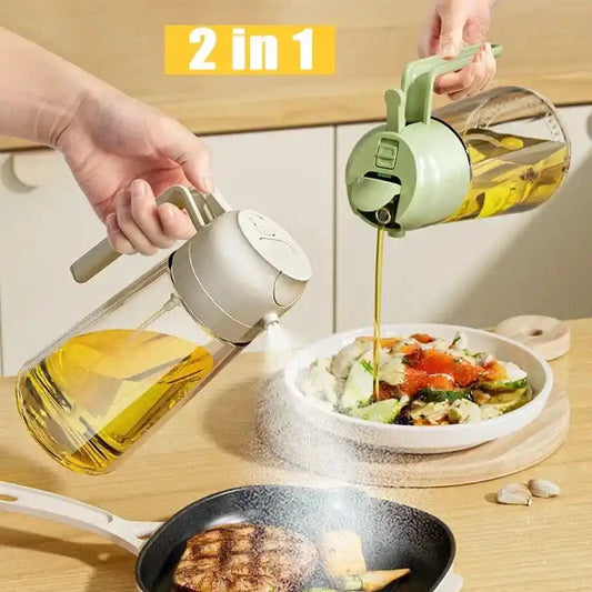 2 in 1 Oil Sprayer Bottle